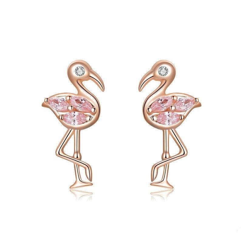 Flamingos earrings