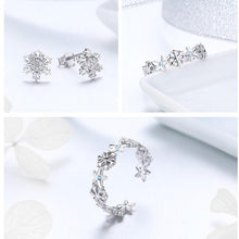 Load image into Gallery viewer, Snowflake Jewellery set Trendystrike
