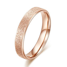 Load image into Gallery viewer, Titanium rings 4- H1/2 / Rose gold 4mm Trendystrike
