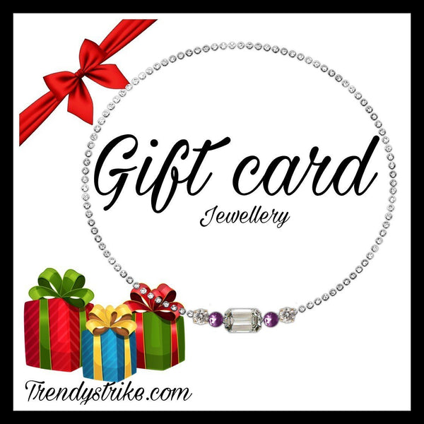 Trendystrike introduce gift cards for women jewellery