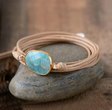 Load image into Gallery viewer, Bohemian amazonite bracelet
