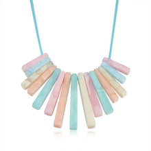 Load image into Gallery viewer, Colourful bricks necklace
