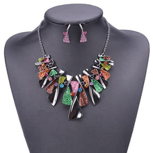 Load image into Gallery viewer, Colourful geometric jewellery set
