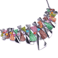 Load image into Gallery viewer, Colourful geometric jewellery set
