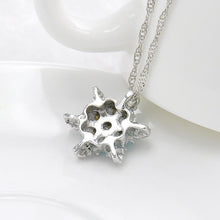 Load image into Gallery viewer, Crystal snowflake necklace

