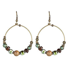 Load image into Gallery viewer, Ethnic big circle earrings
