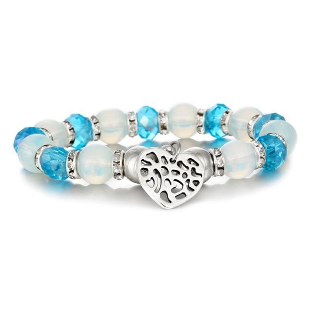 Fashion glass beads bracelet