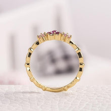 Load image into Gallery viewer, Heart gemstone ring
