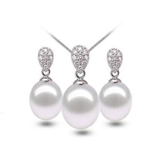 Load image into Gallery viewer, Luxury pearl jewellery set
