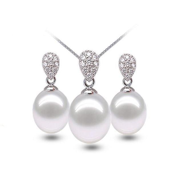 Luxury pearl jewellery set