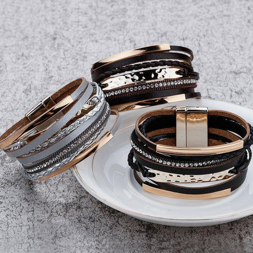 Multilayer leather bracelet Trendystrike