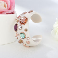 Load image into Gallery viewer, Rainbow cuff bracelet
