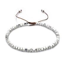 Load image into Gallery viewer, Silver beaded bracelet
