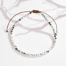 Load image into Gallery viewer, Silver beaded bracelet
