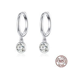 Load image into Gallery viewer, Silver dangle earrings
