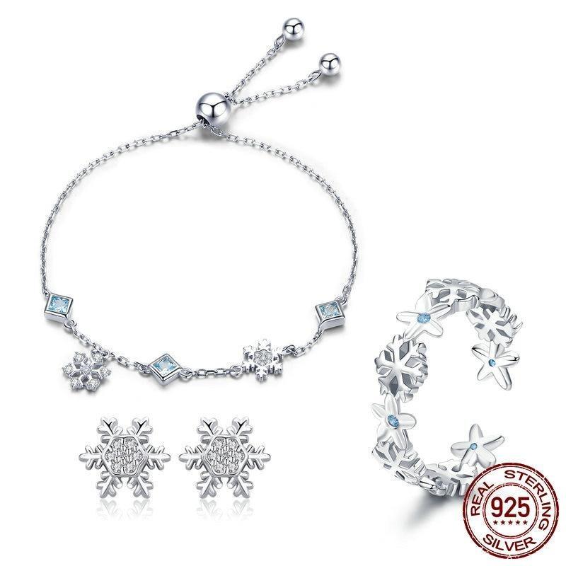 Snowflake Jewellery set Trendystrike