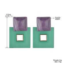 Load image into Gallery viewer, Trendy square style earrings
