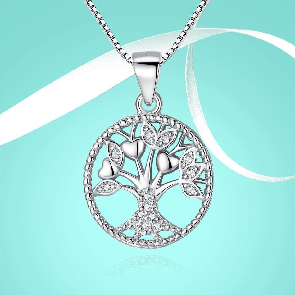 Trendy tree of life necklace