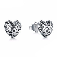 Load image into Gallery viewer, Vintage heart earrings Trendystrike

