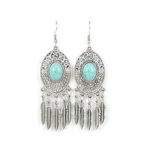 Load image into Gallery viewer, Vintage turquoise earrings
